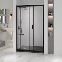 Душевая дверь 180*195 RGW PA-016 B Чёрный/Прозрачное/6 мм — фото 2, Раздвижные душевые двери