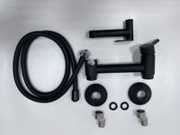 Гигиенический душ со смесителем INR05015-B Черный (Смеситель/шланг/душ/) — фото 3, Гигиенические души