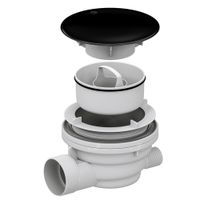 Товар: Сифон QYD-01 черный Ø 90 мм - фото 2 Сифон QYD-01 черный Ø 90 мм — фото 2, Сифоны для поддонов