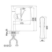 Товар: Смеситель для кухни D&K Rhein , хром арт-DA1272401 - фото 2 Смеситель для кухни D&K Rhein , хром арт-DA1272401 — фото 2, Смесители для кухни