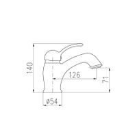 Товар: Смеситель Labe для раковины, высота 140 мм, L026.5BC - фото 2 Смеситель Labe для раковины, высота 140 мм, L026.5BC — фото 2, Смесители для раковины