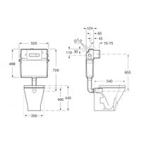 GAP 4 в 1 (Basic Tank cкрытый бачок+приставной унитаз+сиденье с механизмом Soft-Closing+смывная клав арт-7893109000 — фото 3, Комплекты унитаз + инсталляция