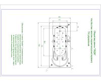 Акриловая ванна Aquatek Леда 170x80 прямоугольная, слив справа, с каркасом и экраном, без гидромассажа арт-LED170-0000052 — фото 5, Акриловые ванны