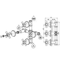 Товар: Смеситель Morava retro для душа, арт-MK586K - фото 2 Смеситель Morava retro для душа, арт-MK586K — фото 2, Смеситель для душа