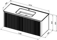 Товар: Тумба под раковину Allen Brau Gravity 120 1.370019.PWM папирус матовый - фото 2 Тумба под раковину Allen Brau Gravity 120 1.370019.PWM папирус матовый — фото 2, Тумбы под раковину