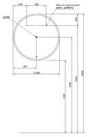 Зеркало Aquanet Арт 80 RGB LED 00336636 — фото 6, Зеркала в ванную комнату