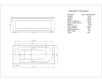 Акриловая ванна Aquatek Лея 170 прямоугольная, универсальная, без каркаса, без экрана, без гидромассажа арт-LEY170-0000145 — фото 5, Акриловые ванны