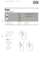 Товар: PURA с безободковой системой смыва без крышки фаянсовый белый арт-889711 - фото 4 PURA с безободковой системой смыва без крышки фаянсовый белый арт-889711 — фото 4, Писсуары
