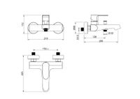 Товар: AQ1240BG ОБЕРОН смеситель для ванны, шлиф. золото - фото 3 AQ1240BG ОБЕРОН смеситель для ванны, шлиф. золото — фото 3, Смеситель для ванны