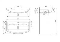 Товар: Раковина СМАЙЛ 80 арт-1WH207783 - фото 4 Раковина СМАЙЛ 80 арт-1WH207783 — фото 4, Раковины встраиваемые сверху