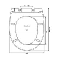 Товар: Сиденье BERGES Real A арт-010301 - фото 6 Сиденье BERGES Real A арт-010301 — фото 6, Сиденья для унитаза
