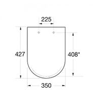 GAP CLEAN RIM Сиденье и крышка для напольного унитаза, дюропласт., с механизмом Soft-Closing, белое. арт-7801732004 — фото 4, Сиденья для унитаза