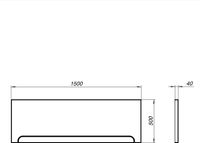 Товар: Фронтальный экран Aquanet Dali 150 00239389 - фото 3 Фронтальный экран Aquanet Dali 150 00239389 — фото 3, Экраны для ванн