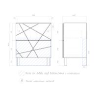 Тумба под раковину VIGO Geometry 70 напольная бетон (016 бетон) — фото 8, Тумбы под раковину