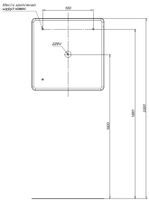 Зеркало Aquanet Ирис 80 с подсветкой LED арт-00326445 — фото 6, Зеркала в ванную комнату