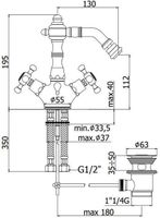 Товар: Смеситель для биде Paffoni Belinda FBLV135BR - фото 2 Смеситель для биде Paffoni Belinda FBLV135BR — фото 2, Смесители для биде