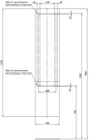 Шкаф-пенал Aquanet Алвита 35 серый антрацит 00240197 — фото 12, Пеналы для ванной комнаты