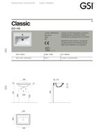 раковина подвесная CLASSIC 60x46 белый арт-8731111 — фото 5, Раковины подвесные