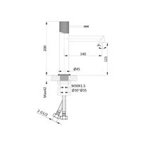 Смеситель для раковины Desire VBF-1D1BN однорычажный, брашированный никель — фото 4, Смесители для раковины