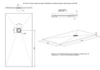 Душевой поддон Allen Brau Priority 160x80 8.31010-PWM папирус — фото 2, Душевые поддоны