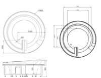 Акриловая ванна Gemy арт-G9090 B — фото 4, Акриловые ванны