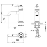 Смеситель для раковины Timo Arisa хром арт-5361/00F — фото 6, Смесители для раковины