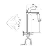 Товар: Смеситель для раковины D&K Venice , хром арт-DA1022001 - фото 2 Смеситель для раковины D&K Venice , хром арт-DA1022001 — фото 2, Смесители для раковины