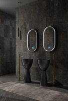 Раковина отдельностоящая карбоновая ABBER Karbon черная арт-AK2003 — фото 6, Раковины напольные