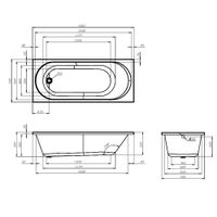 W94A-165-070W-A X-joy Ванна акриловая 165х70 см — фото 7, Акриловые ванны