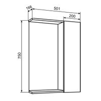 Товар: Зеркальный шкаф SYDNEY 50 /универсальный/ AQUA DE MARCO 1050WCSYD/U - фото 10 Зеркальный шкаф SYDNEY 50 /универсальный/ AQUA DE MARCO 1050WCSYD/U — фото 10, Зеркальные шкафы в ванную