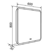 Товар: Зеркало с LED-подсветкой AMAZON MUSIC (60*80) /AQUA DE MARCO AmzMus60/80 - фото 10 Зеркало с LED-подсветкой AMAZON MUSIC (60*80) /AQUA DE MARCO AmzMus60/80 — фото 10, Зеркала в ванную комнату