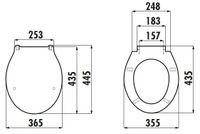 CREAVIT Крышка для унитаза KC0001.01.0000E — фото 2, Сиденья для унитаза