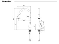 Товар: ЛУГАНО смеситель для кухни с вытяжным изливом 2 jet арт-AQ1784CR - фото 6 ЛУГАНО смеситель для кухни с вытяжным изливом 2 jet арт-AQ1784CR — фото 6, Смесители для кухни