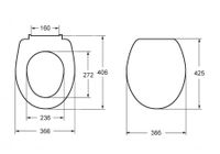 ZETA Сиденье для унитаза, термопласт., метал. крепления. JIKA арт-8932720000631 — фото 11, Сиденья для унитаза