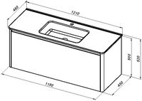 Товар: Тумба под раковину Allen Brau Gravity 120 1.370015.WM белый матовый - фото 2 Тумба под раковину Allen Brau Gravity 120 1.370015.WM белый матовый — фото 2, Тумбы под раковину