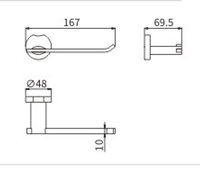 Бумагодержатель арт-53907 A — фото 2, Держатели туалетной бумаги