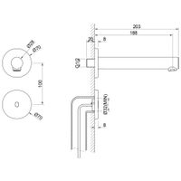 Товар: Смеситель для раковины встроенный, сенсорный Timo Saona 2373/18SM черное золото - фото 2 Смеситель для раковины встроенный, сенсорный Timo Saona 2373/18SM черное золото — фото 2, Смесители для раковины