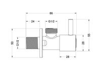 Товар: AQ2451BG угловой переходник, шлиф. золото - фото 2 AQ2451BG угловой переходник, шлиф. золото — фото 2, Комплектующие для душевого оборудования