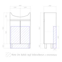 Товар: Тумба под раковину VIGO Wing 50 напольная белый (tn.WIN.BAL.50.2D белый) - фото 8 Тумба под раковину VIGO Wing 50 напольная белый (tn.WIN.BAL.50.2D белый) — фото 8, Тумбы под раковину