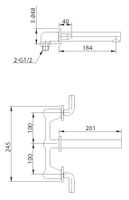 CREAVIT Cмеситель для раковины AZURE арт-AZ1400 — фото 2, Смесители для раковины