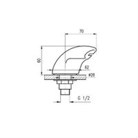 Низкий водопад без переключателя арт-VOD7001 — фото 2, Изливы