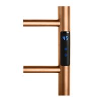 Электрический полотенцесушитель мини 560x370x90 мм, 63W, нержавеющая сталь, матовая, золотая медь 704154085 — фото 4, Электрические полотенцесушители