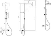 Душевая стойка Allen Brau Fantasy 5.11001-GB золото — фото 3, Душевые стойки
