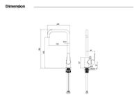 Товар: AQ1781CR ЛУГАНО смеситель для кухни (квадратный излив), хром - фото 7 AQ1781CR ЛУГАНО смеситель для кухни (квадратный излив), хром — фото 7, Смесители для кухни