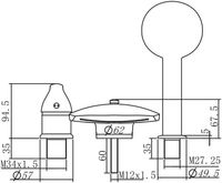 Смеситель на борт ванны Aquanet Practic 2 арт-AF111-63B — фото 6, Смесители на борт ванны