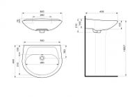 Товар: БРИЗ Умывальник б/отв. 60 см., хр.кольцо, крепление, САНТЕК арт-1WH110463 - фото 8 БРИЗ Умывальник б/отв. 60 см., хр.кольцо, крепление, САНТЕК арт-1WH110463 — фото 8, Раковины подвесные