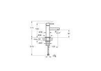 Origin Смеситель для раковины медь VITRA арт-A4255526 — фото 2, Смесители для раковины