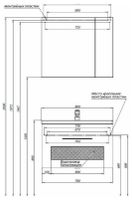 Зеркальный шкаф Aquanet Порто 80 белый 00195728 — фото 8, Зеркальные шкафы в ванную