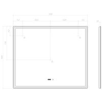 Зеркало с подсветкой VIGO Roberta Luxe 1200 296 — фото 9, Зеркала в ванную комнату