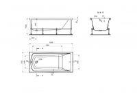 ФИДЖИ Ванна акриловая 160х75 см., без монтажного комплекта, САНТЕК арт-1WH501597 — фото 14, Акриловые ванны